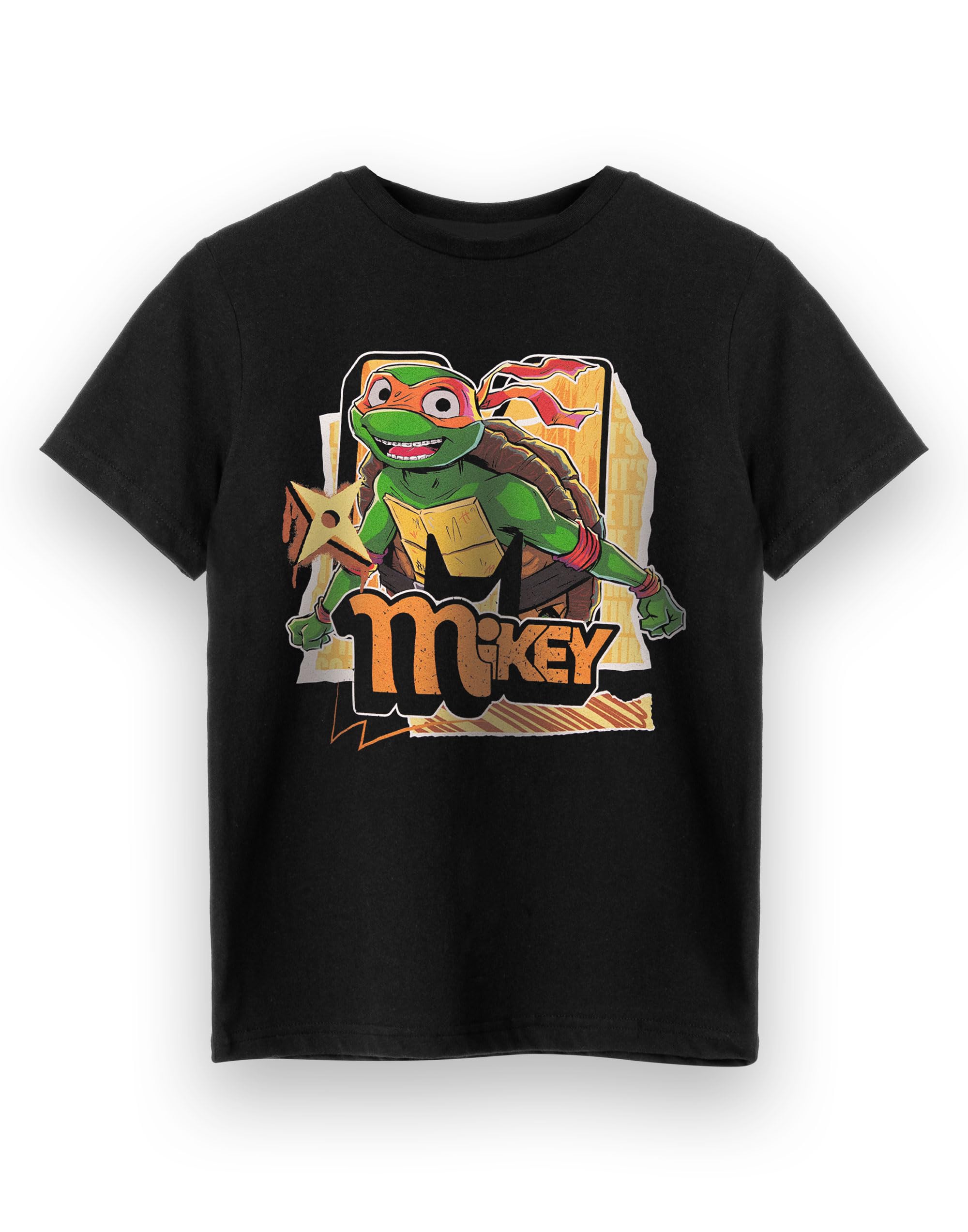 Teenage Mutant Ninja Turtles (5-6 Years) Short Sleeved T-Shirt (Boys Black)