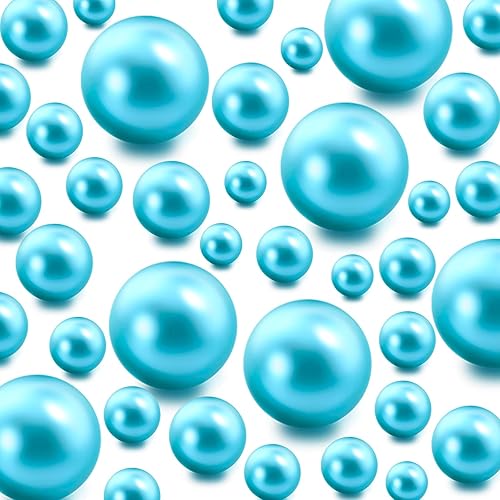 Miniatura 10 de YUXIYAN 240 cuentas de perlas flotantes sin agujero para jarrón y 2300 cuentas de agua, relleno de jarrón de perlas resaltadas, fabricación de velas