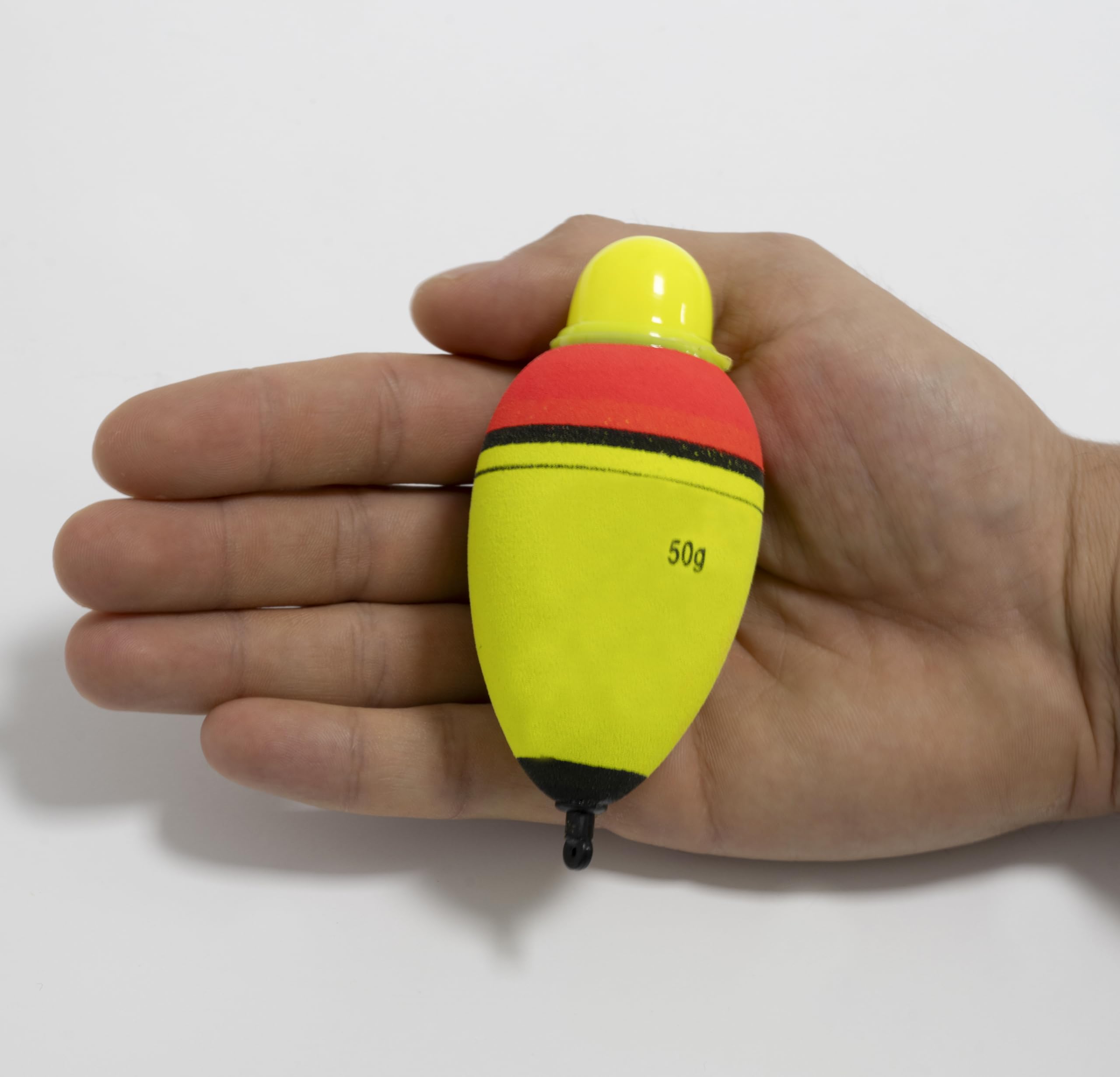 AERZETIX - Galleggiante tappo luminoso rosso e verde per pesca predatori lucioperca siluro trota - gancio canna da pesca pesce