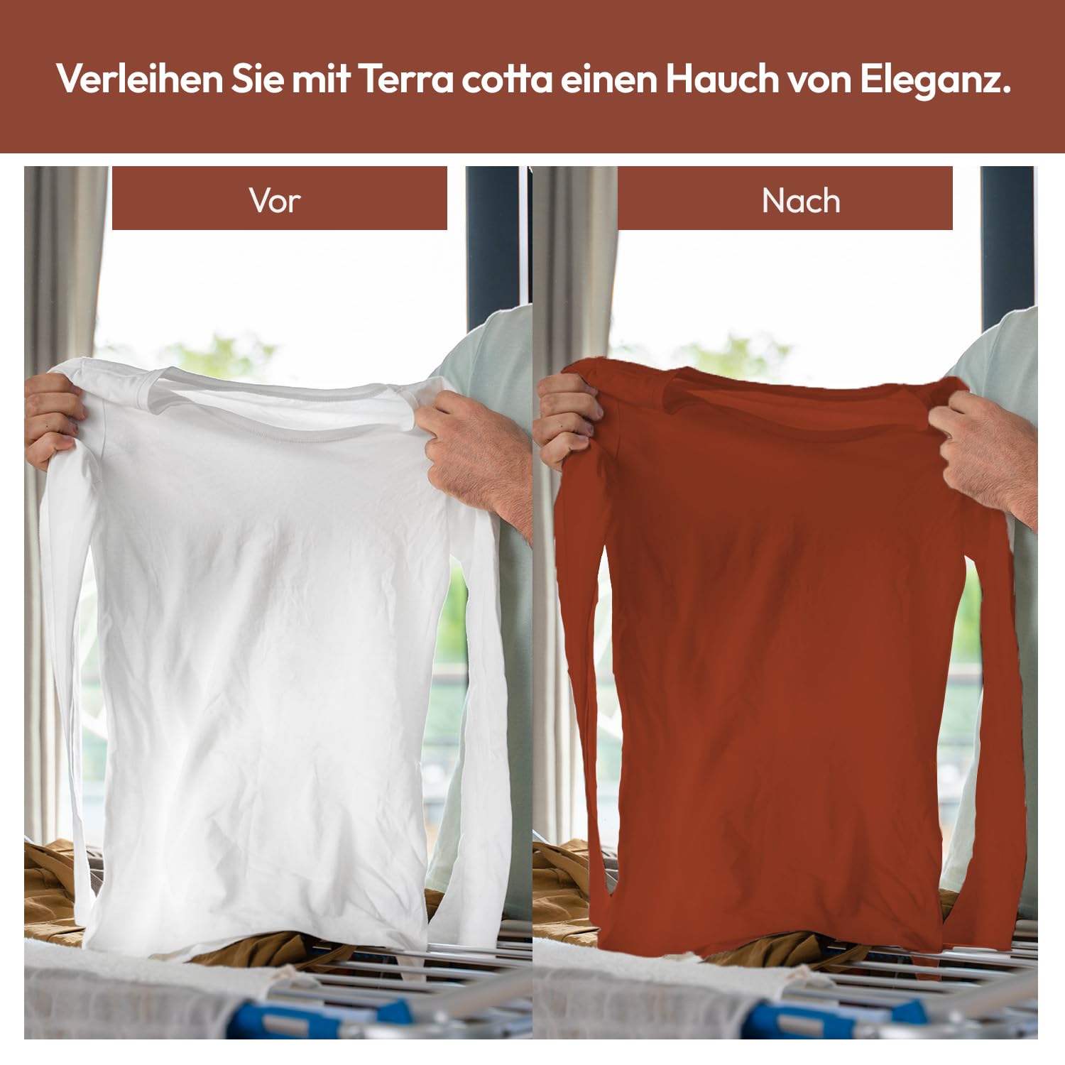 Haute Couture - Textilfarbe All-in-One - Terrakotta - 3x350g