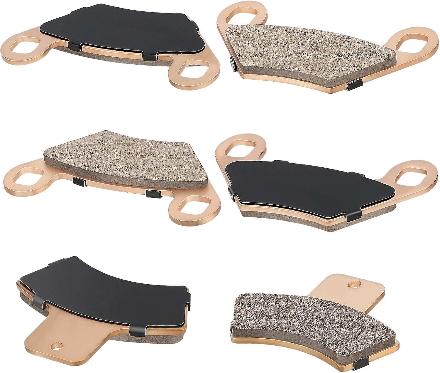 Front & Rear Sintered Brake Pads Compatible With Polaris Sportsman Magnum Trail Blazer Trail Boss Xplorer Xpedition Scrambler 500 425 400 335 330 325 250