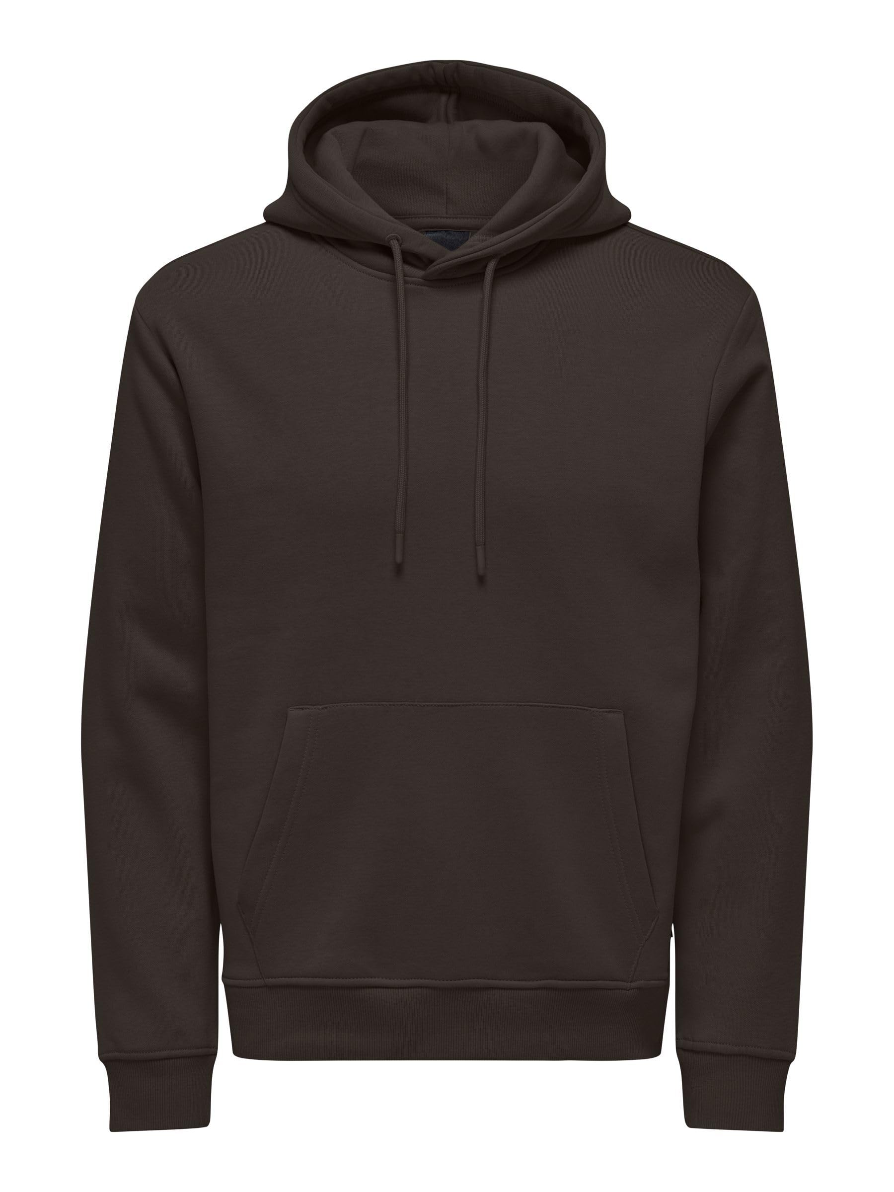 ONLY & SONS Onsconnor Reg Sweat Hoodie Noos, mulch, XL