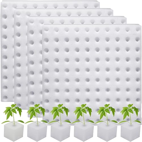 XIDAJIE 400 esponjas hidropónicas para plantar, herramienta de jardinería para cultivo sin suelo, crecimiento de plántulas y desarrollo de pequeños