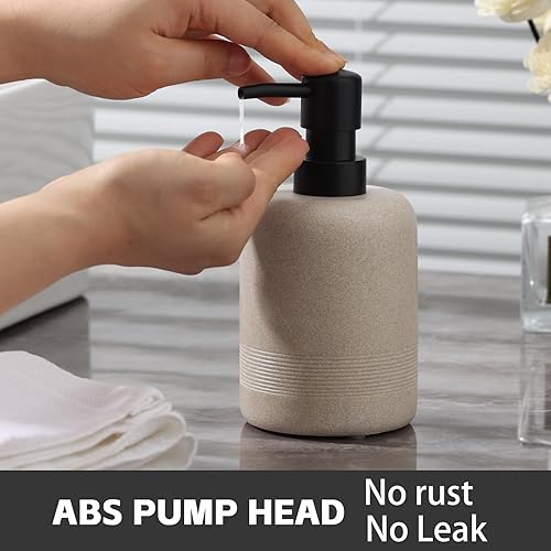 Miniatura 4 de Soap Dispenser Set, 2pcs 350ML 11OZ Hand Soap Lotion Dispenser for Bathroom Countertop and Kitchen Sink, Shampoo Condition Refillable Bottle for