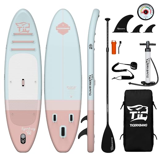 Inflatable Paddle Board with Premium Accessories for Adults/Kids