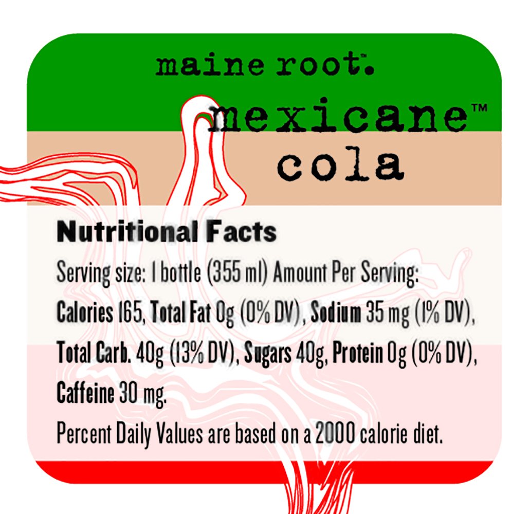Maine Root Soda - Fair Trade Craft Soda in Glass Bottles (Mexicane 12 Pack)