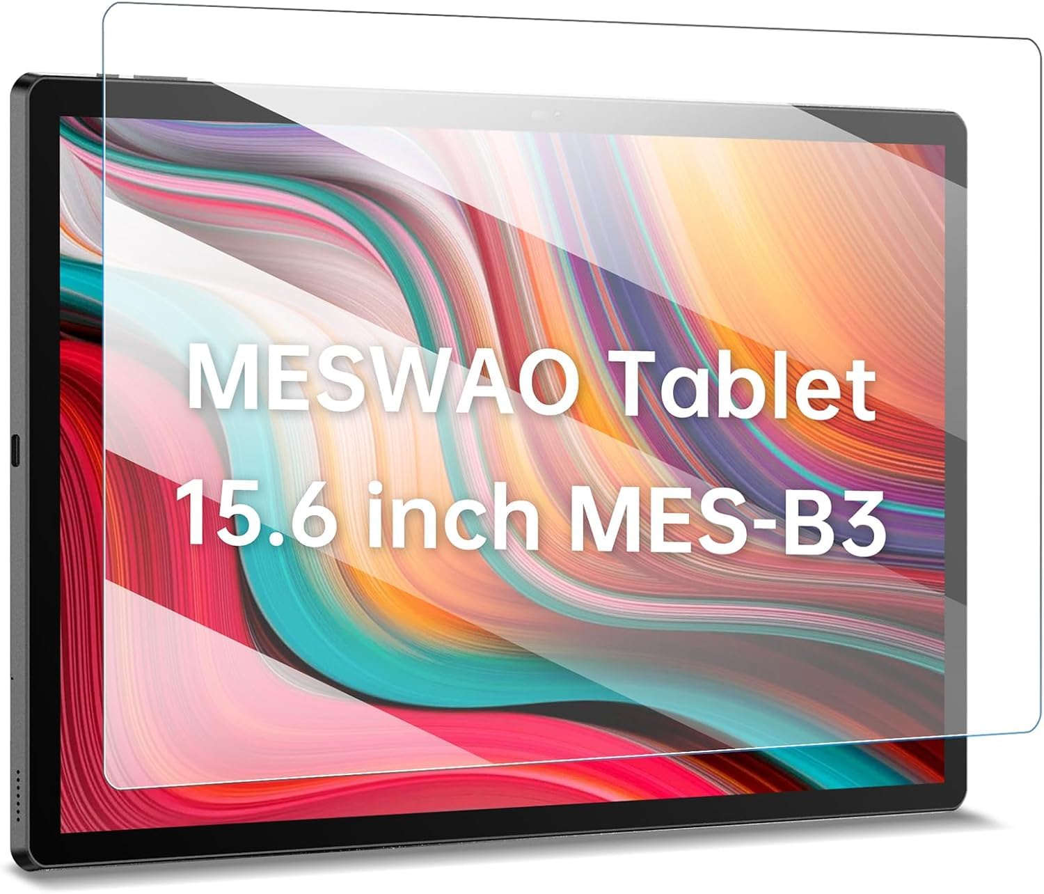 MESWAO Protector de pantalla para tablet de 15,6 pulgadas (2 unidades) con dureza 9H, antiarañazos y antigolpes, fácil de instalar