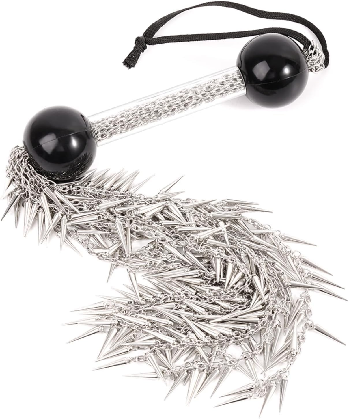 Fouet à Chaîne en Métal Poignée Confortable Fouet Sexy Érotique Cravache | Fessée Fétiche Accessoires de Bondage Durables Sex Toys SM Jeu de Rôle Jouets Sexuels pour Couples