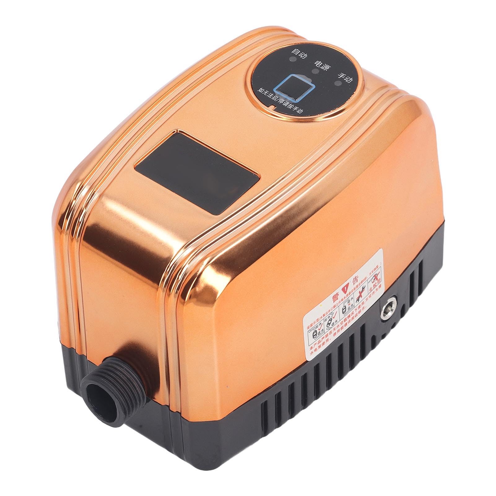 Fafeicy Pompa di Aumento Pressione Acqua 180W, Impermeabile IP56 e Controllo Automatico, per Approvvigionamento Idrico Domestico (Spina UE 100-240 V)