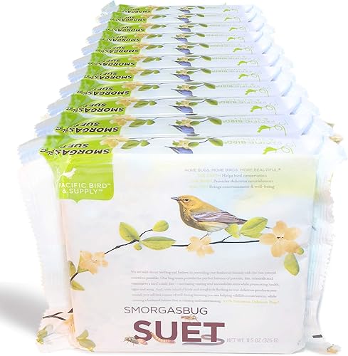 Pacific Bird & Supply Co Smorgasbug Wild Bird Seet Cakes PB-0118 (caja de 12)