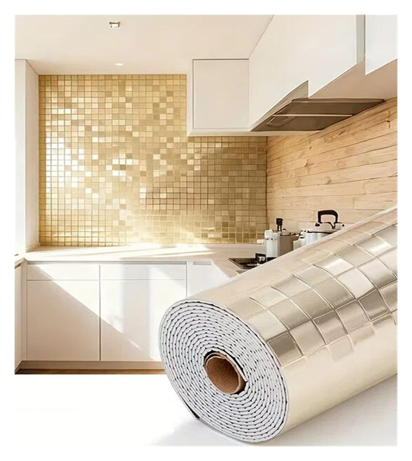 Paneles de pared extraíbles con papel tapiz decorativo en rollo para techos del hogar