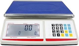 Big LCD lb oz kg Unit Weight Gram Scales Counter 30kg or 66lb Capacity, 1g Accuracy, Precision Electronic Digital Gram Lab Industrial Counting (30kg/66lb, 1g)