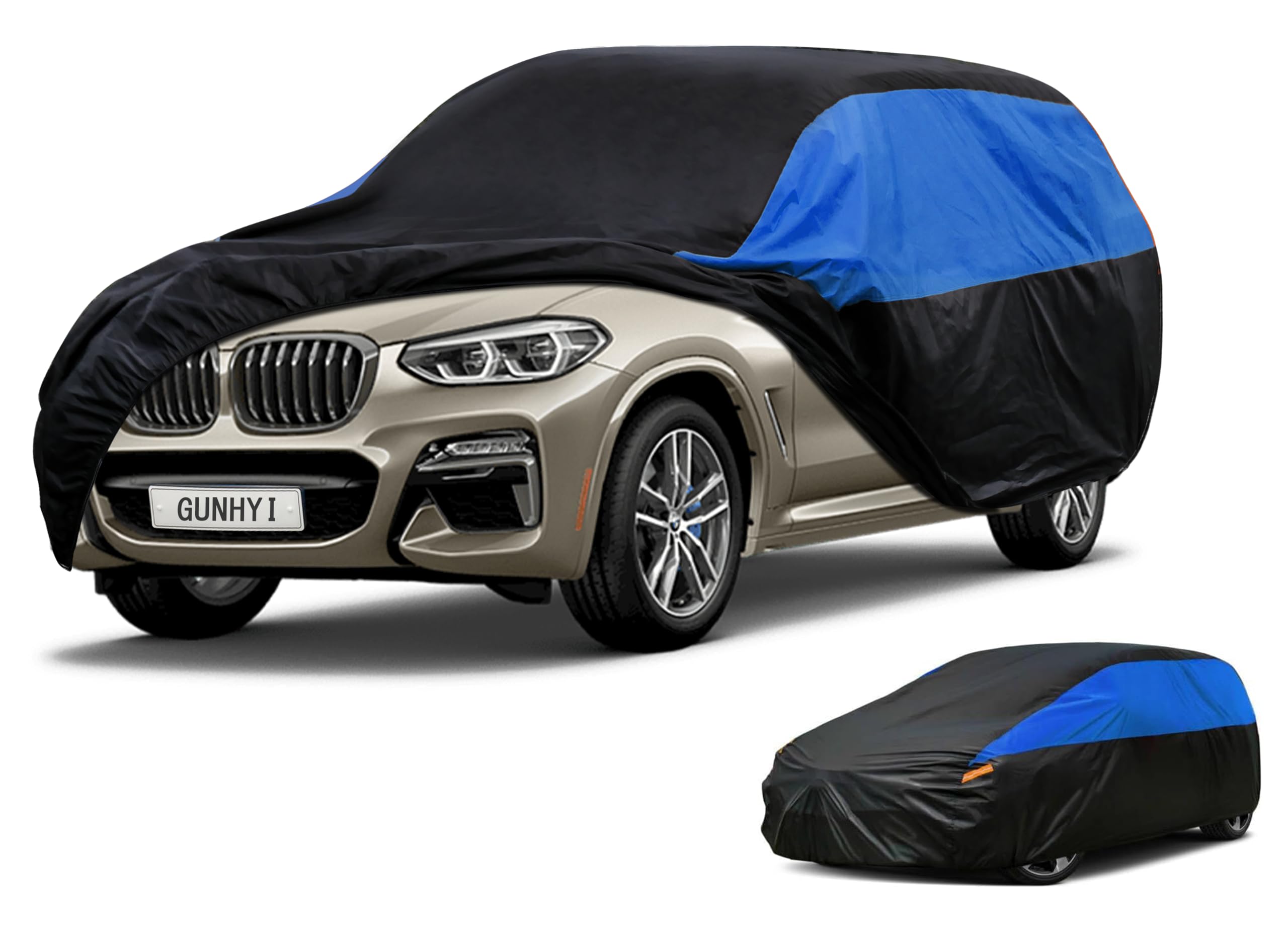 GUNHYI ΒMW Car Cover Custom Fit BMW X4 Waterproof All Weather, Lightweight Full Car Cover Outdoor Sun UV Rain Dust Snow Wind Protection.