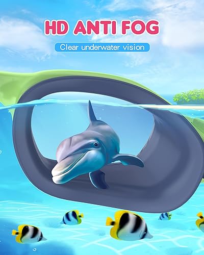 Miniatura 5 de Gafas de natación para niños, gafas de natación para niños de 6 a 14 años, antivaho con protección UV para niños y niñas