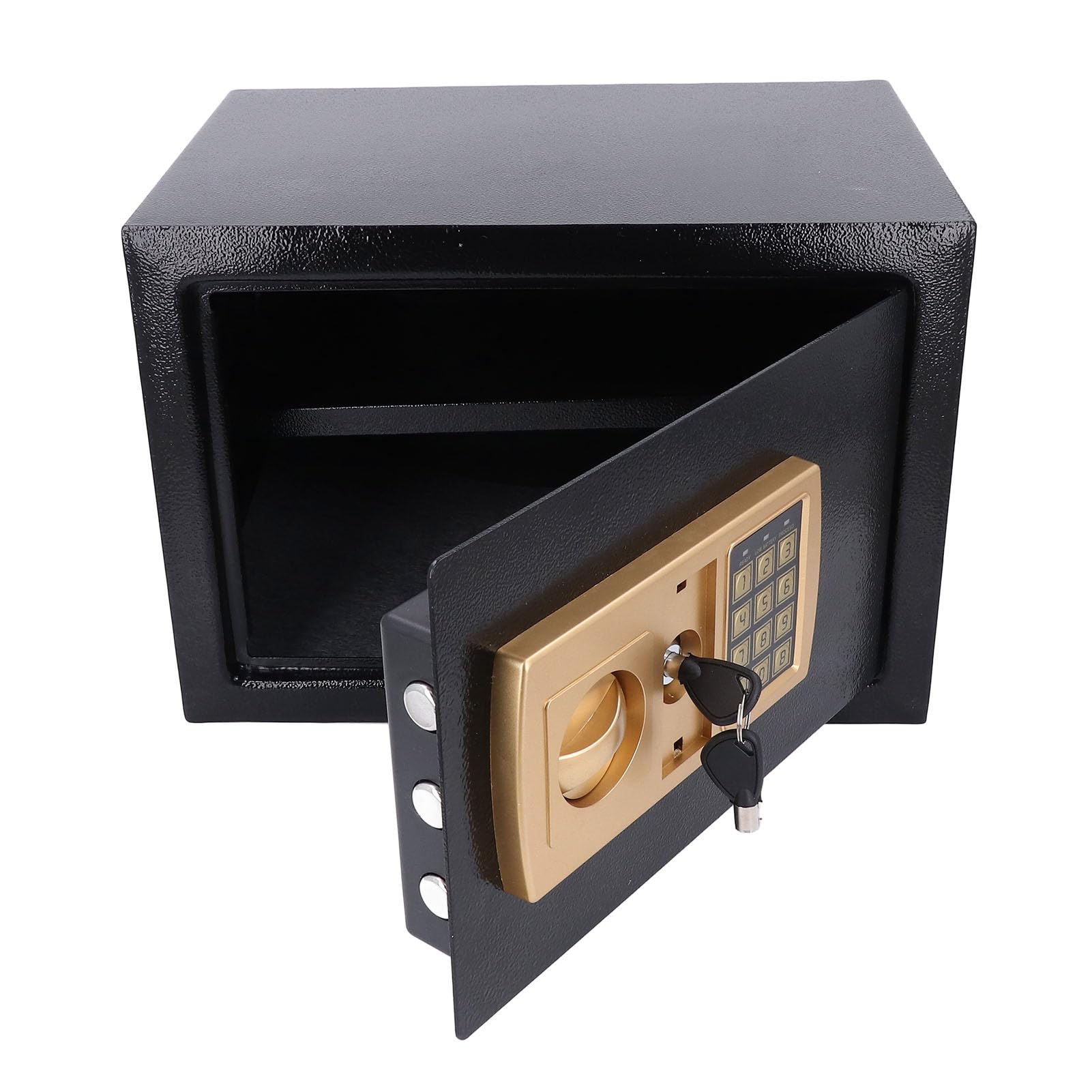 Aramox Coffre-fort de sécurité Numérique, Boîte d'économie d'argent en Acier 36 X 25 X 25 Cm avec Serrure à Clavier, clé 'urgence, Conception Portable pour la Maison, les Voyages, le Bureau, le