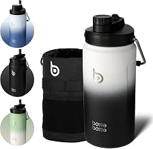 BOTTLE BOTTLE Jug, 67.6 fl oz (2,000 ml), Double Stainless Steel Bottle, Double Wall Construction, Vacuum Insulated, Thermal and Cold Water Bottle, Leak Proof, PBA Free, Wide Mouth, Easy to Clean, For