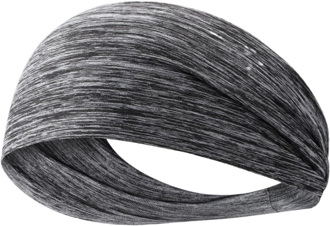 Ultra-Thin Sports Sweatband, Breathable Sweat Absorbent Elastic Headband for Outdoor Sport Yoga