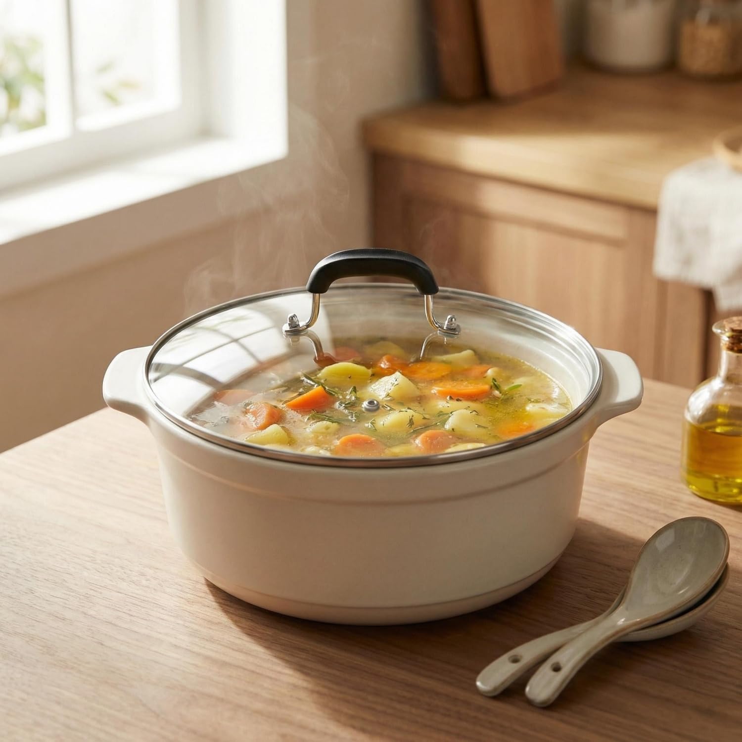 Tempered Glass Lid for Pots & Pans - Heat Resistant -8