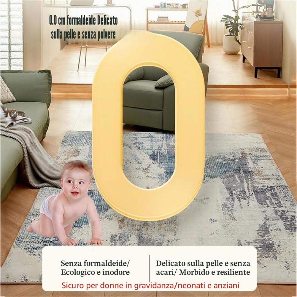 Grande Tappeto Riscaldato Elettrico Al Grafene, Tappetino Riscaldante Elettrico Per Pavimenti, Tappeto in Peluche Con Termostato E Timer, Scaldapiedi Riscaldato, Soggiorno, Camera Letto,17,50*80cm