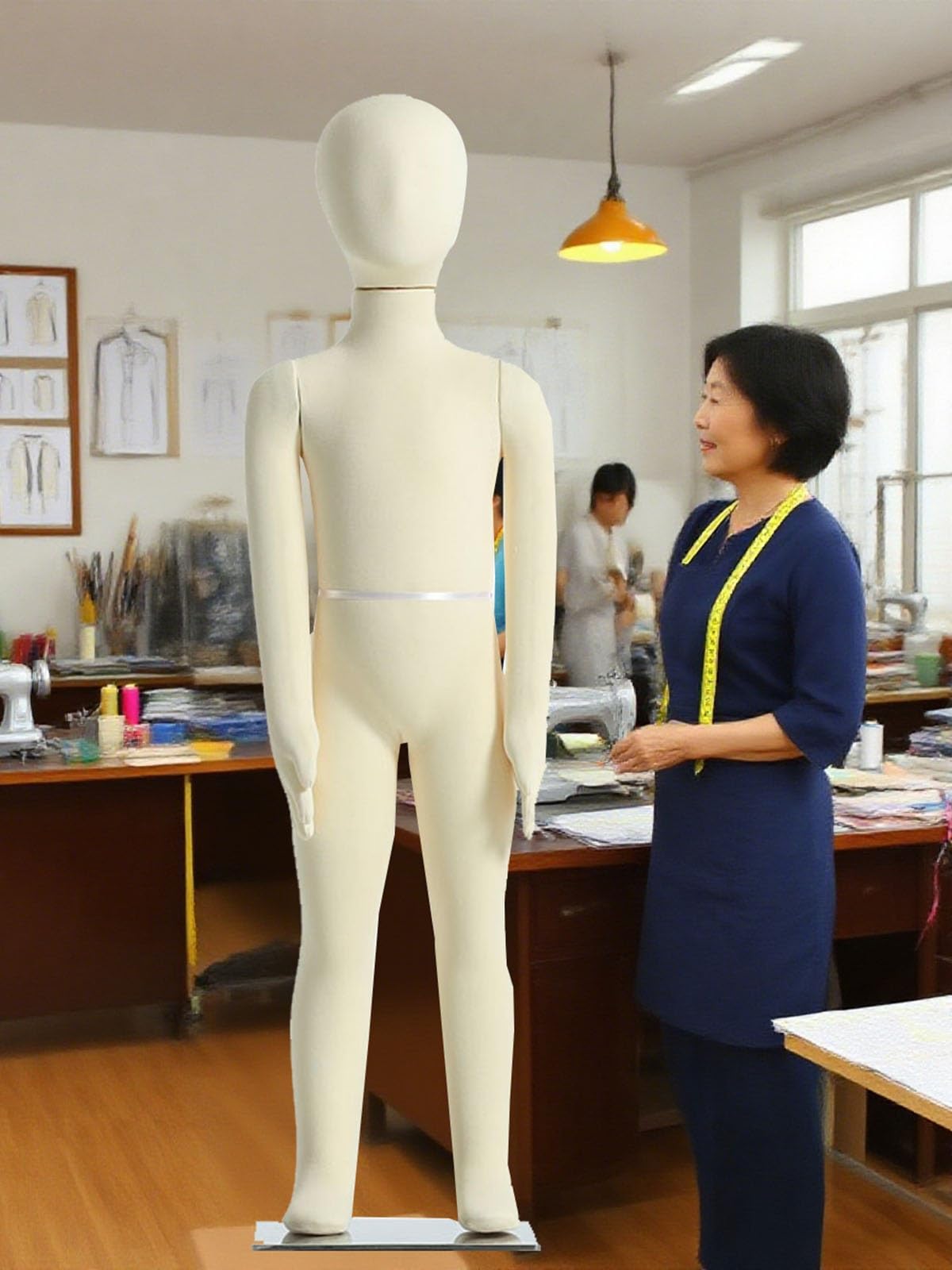 Maniquí infantil forma de vestido para niños de 4 años desmontable realista