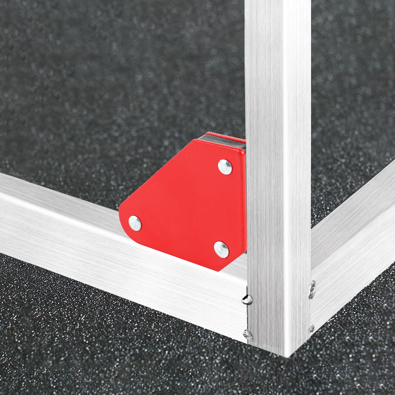 6 Piezas Soporte de Soldadura Magnético Rojo de Posicionador