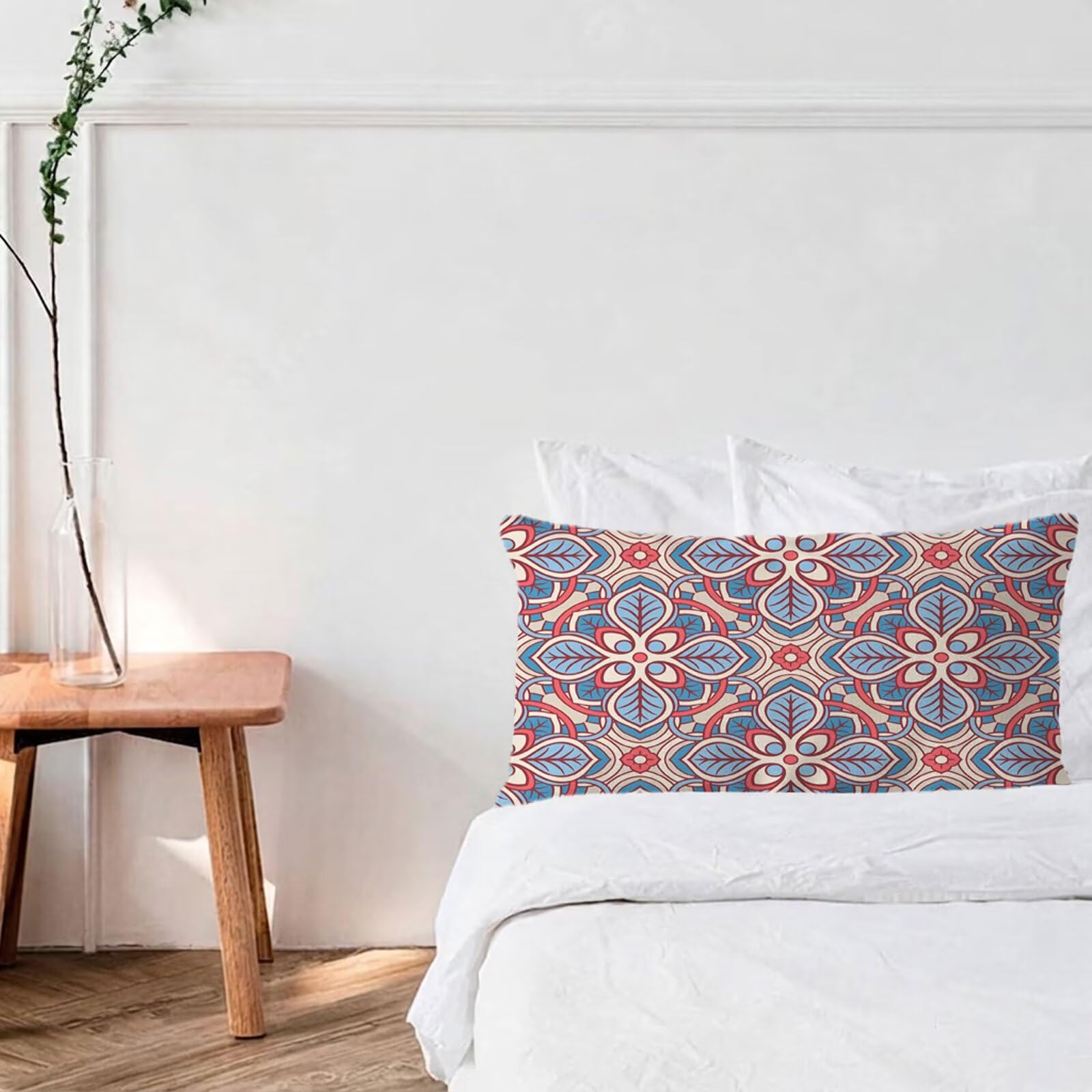 Poszewki na poduszki 60x80 cm retro boho poszewki na poduszki prostokątne E