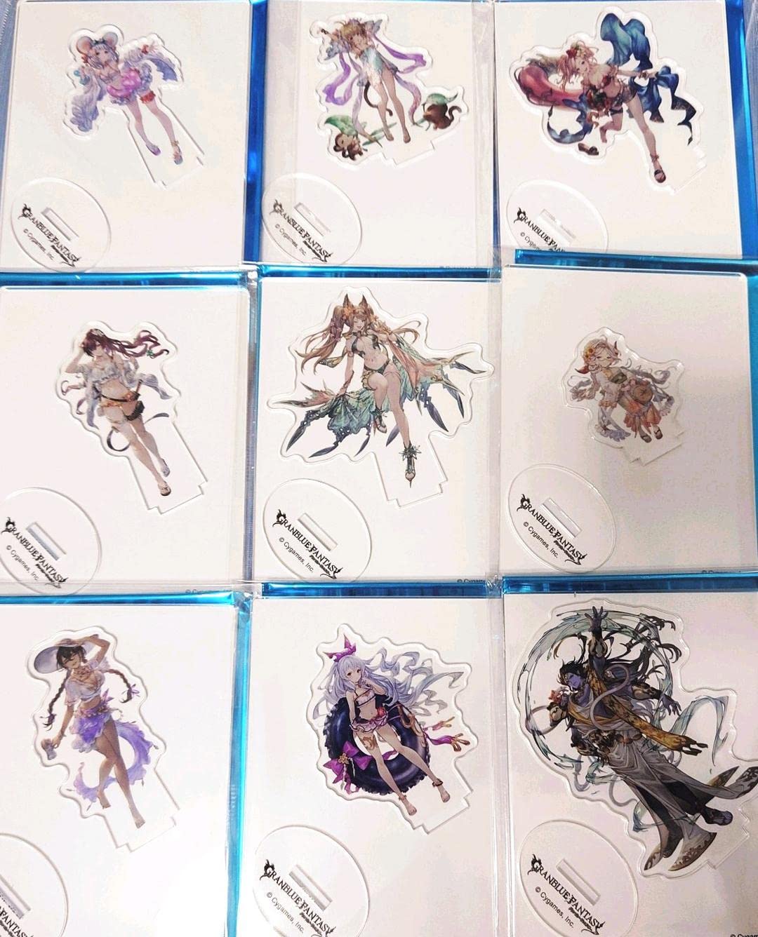 グラブル 十二神将 水着 アクリルスタンド ビカラ シャトラ アンチラ グラブル 十二神将 水着 アクリルスタンド ビカラ シャトラ アンチラ