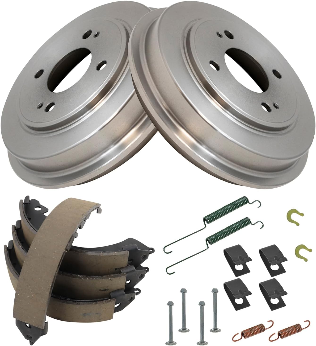 Rear Brake Drum Shoes & Hardware Kit Set Compatible with Honda Civic 1.7L