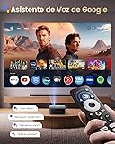 Projector【1500 ANSI/Google TV/Netflix Ready】WiMiUS 4K Projector for Bedroom Full HD 1080P, Auto Focus/Keystone, WiFi 6 & Bluetooth Smart Outdoor & Indoor Home Cinema Projectors - 4