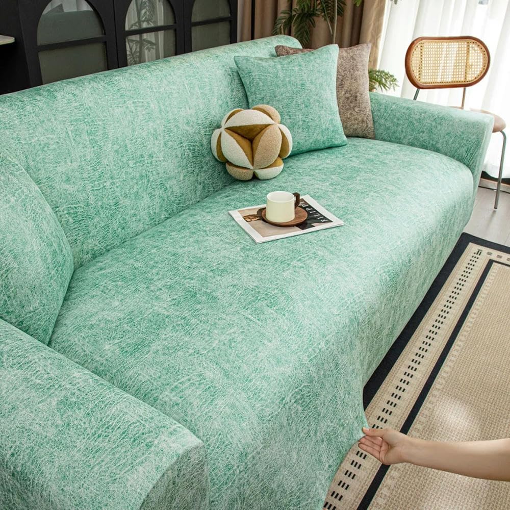 Housse de canapé élastique anti-tache LIUXIN, rénovation imperméable pour canapé d'angle en L