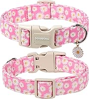 Vista 227 de DOGWONG Collar de perro de San Valentín, collar de perro con estampado de corazones para perros grandes, lindos collares de primavera, hembra