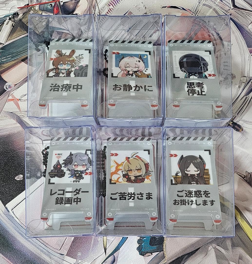 未開封 全6種セット アークナイツ どこでも看板!注意喚起アクリルクリップ Yostar OFFICIAL SHOP ONLINE / どこでも看板！注意喚起アクリル