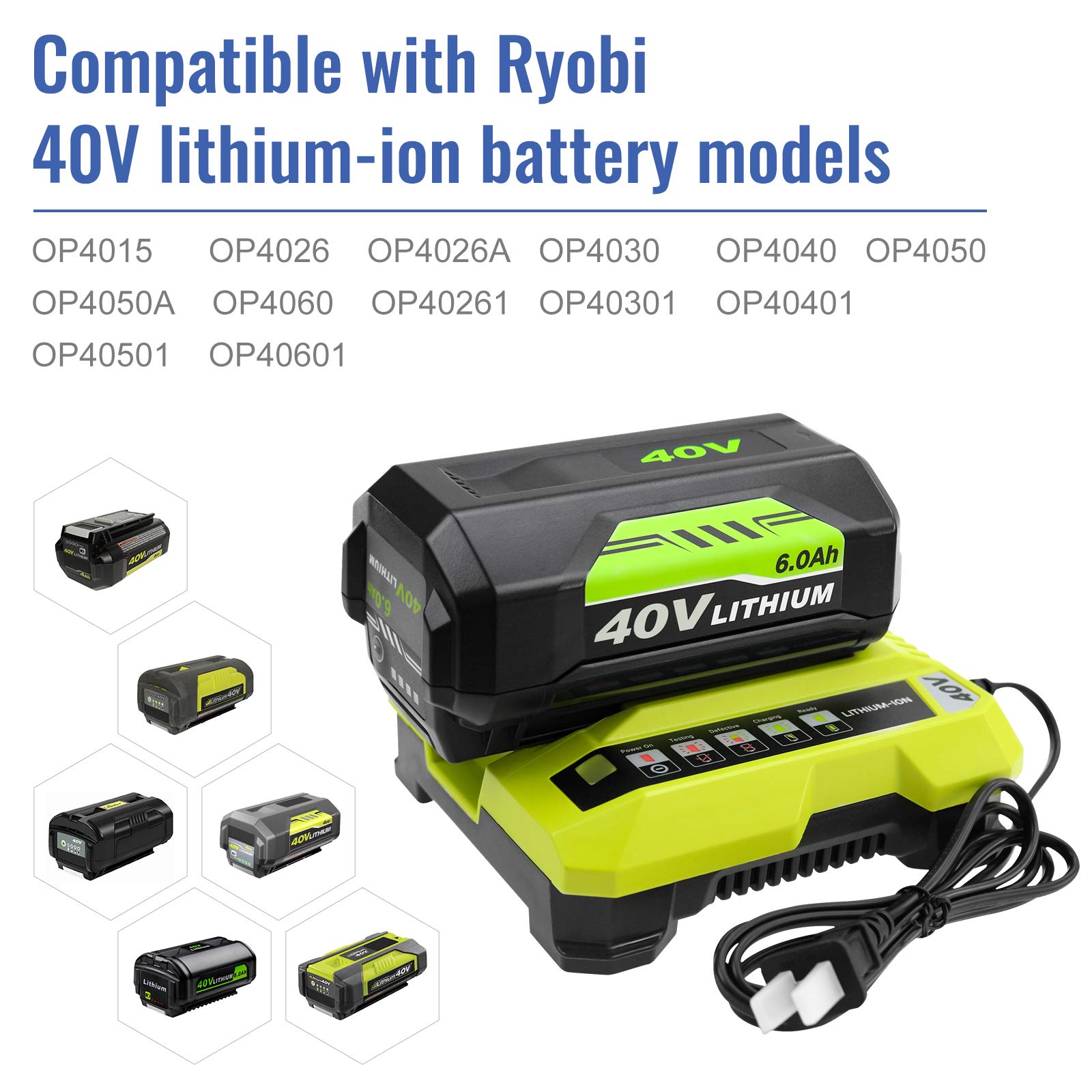 OP401 40V Lithium-Ion Charger 
