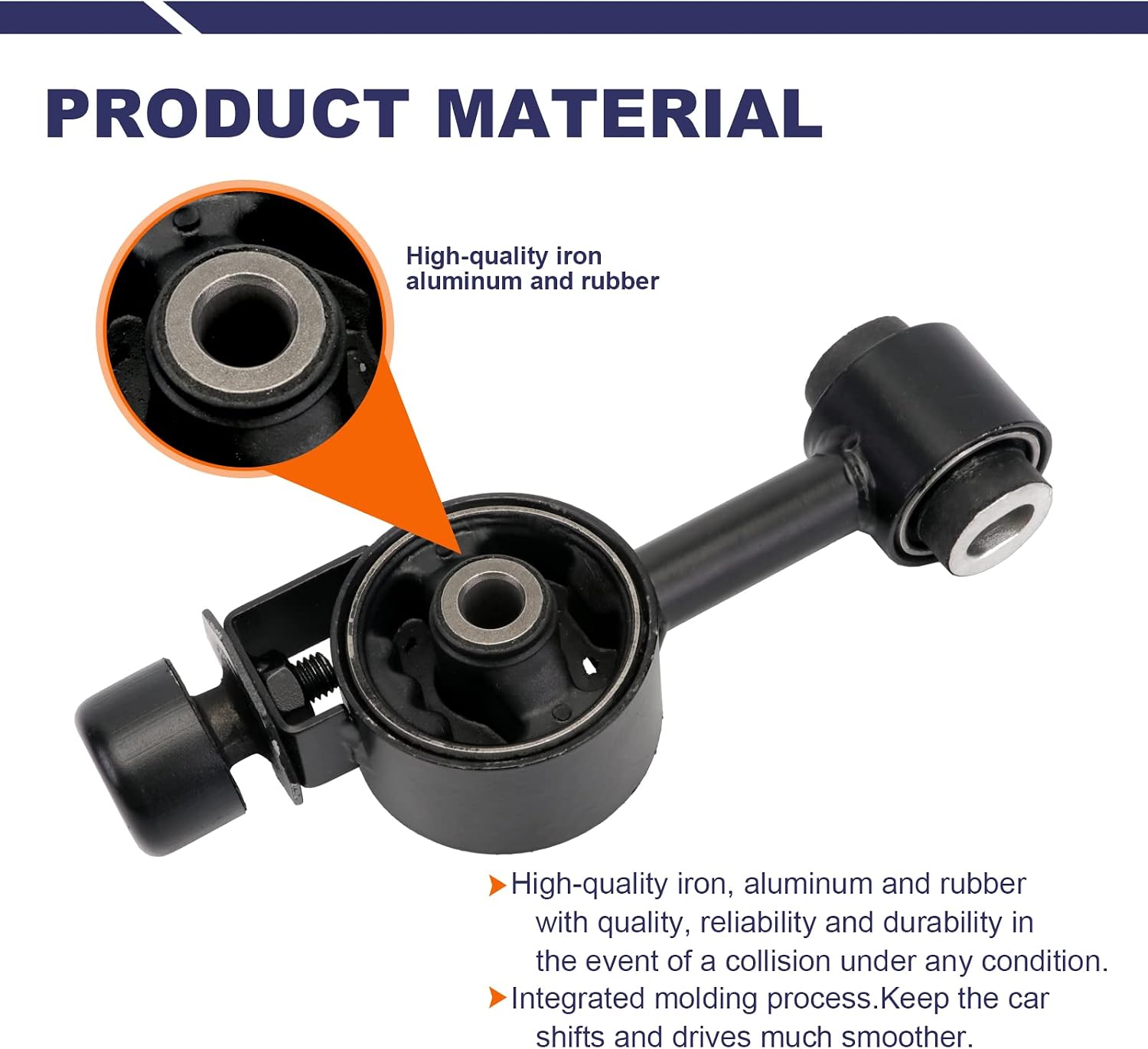 A4320 Engine Motor Mount Torque Strut Mount Compatible with Nissan Cube 2009-2014 1.8L L4 Versa 2007-2012 Front Right Upper Mount 11350EL00A A4320