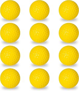 Franklin Sports Practice Golf Balls - Indoor + Outdoor - Best for Chipping + Putting Practice - Official Size - 12 Pack