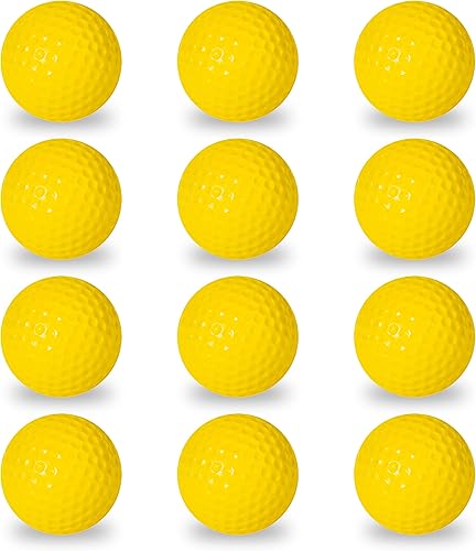 Franklin Sports Pelotas de golf de práctica, para interiores y exteriores, lo mejor para astillar + práctica de putting, tamaño oficial, paquete de