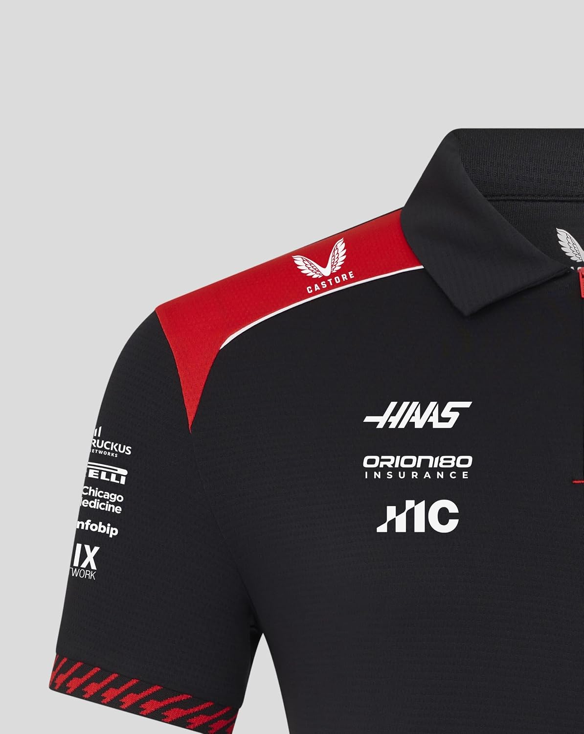 Castore Haas Racing F1 2026 Men's Team Polo Shirt