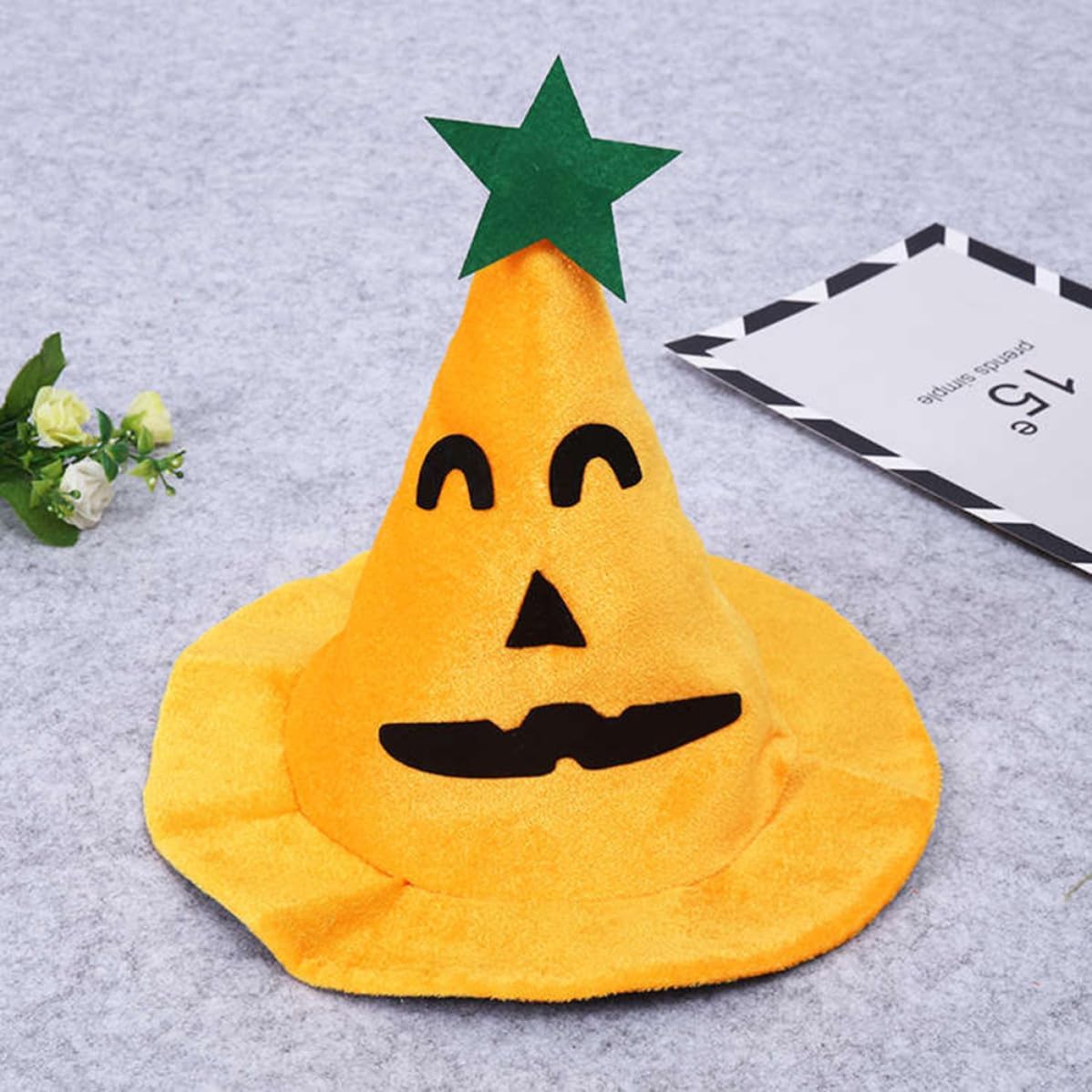 Beavorty 4pcs Cosplay Pumpkin Hat Halloween Season Party Cloth Design image 5