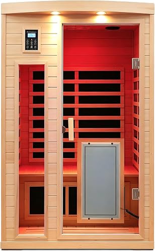 SALUSHEAT 2-person 0-5mG indoor infrared sauna