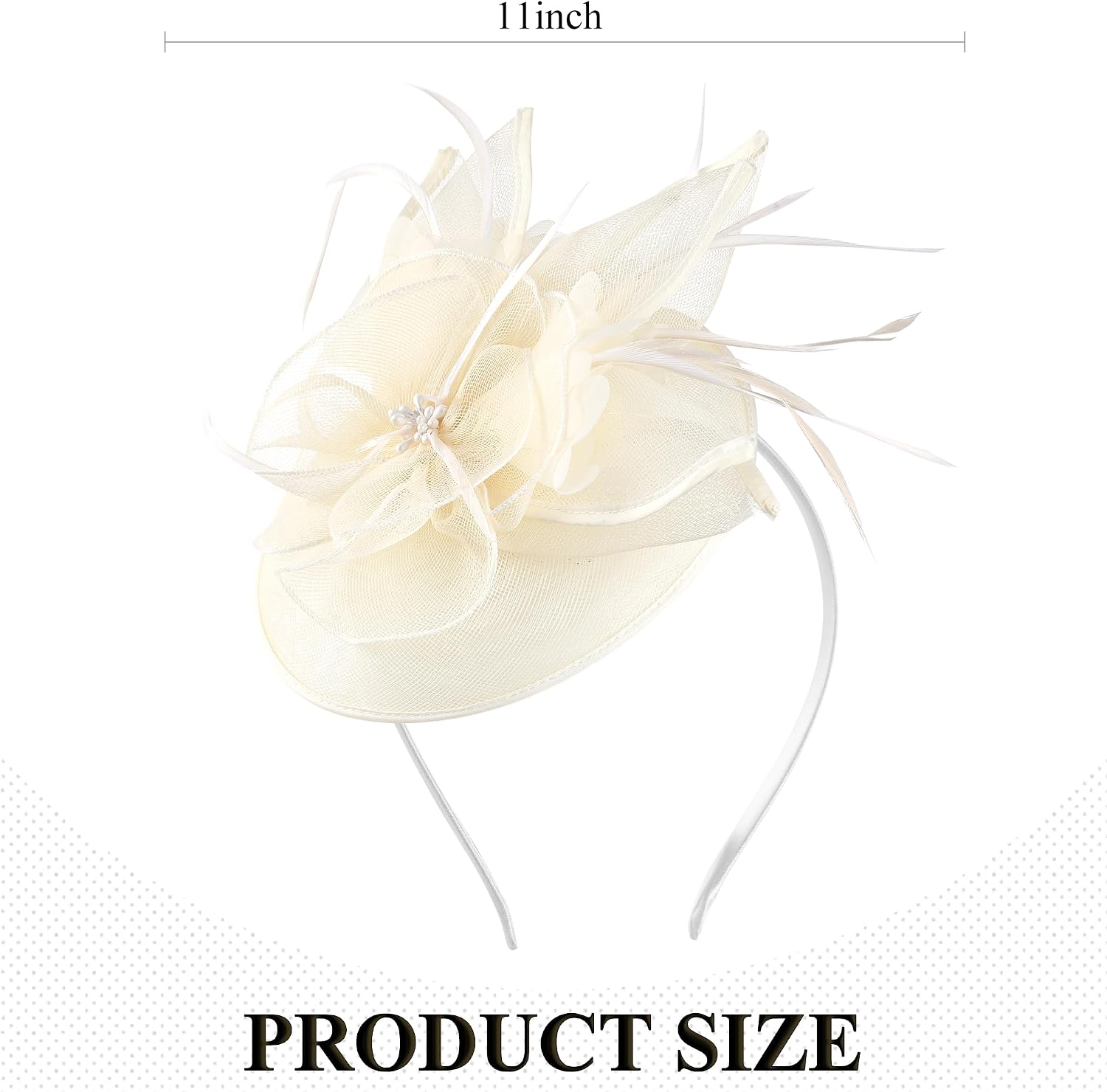 Zinniday Flower Derby Attire Hat - 1920 50s Kentucky High Tea Party Hats with Hair Clip 2026 Fascinator for Women