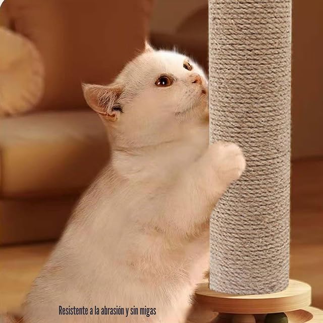 Foto 4 de 7 de 2 rascadores de repuesto para gatos, longitud de 40 cm, árbol rascador de sisal natural