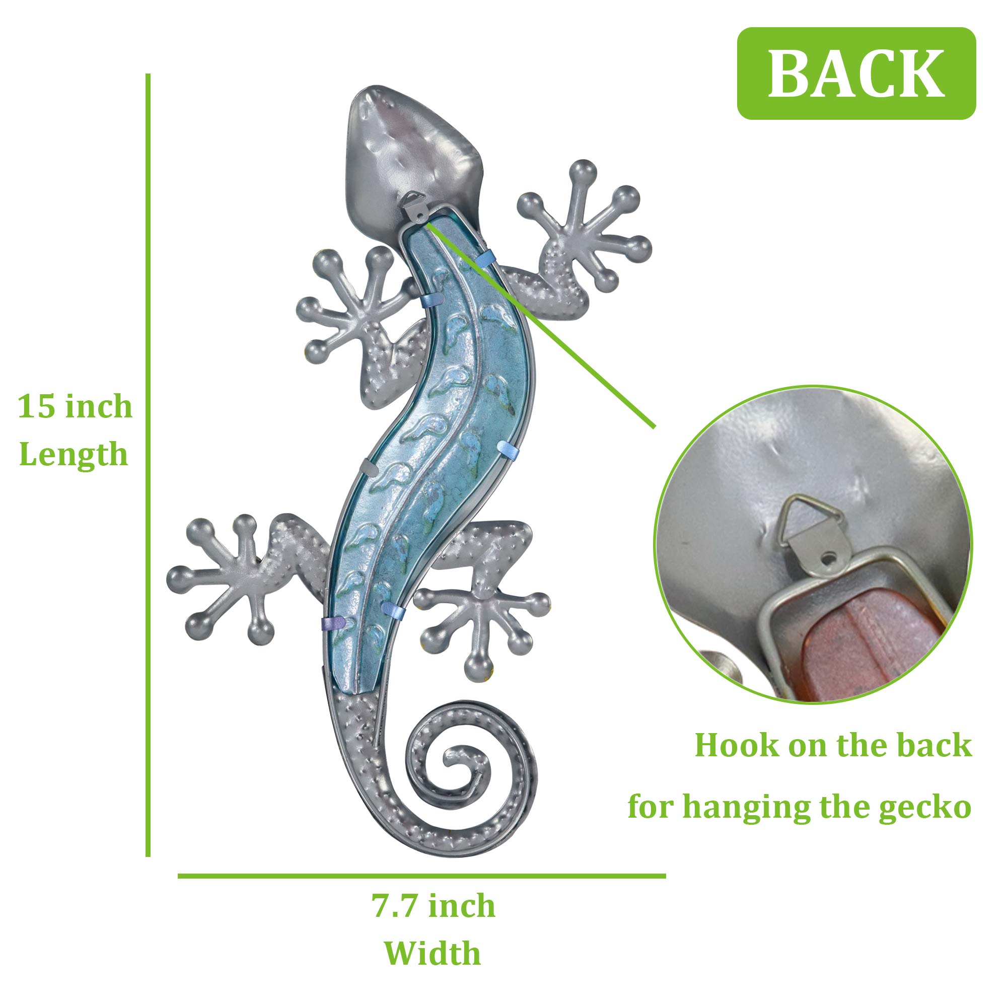 土産物、美術品、壁掛け、置物 Amazon.co.jp: Liffyトカゲのデザインの壁掛けアートやもり置物 手作り