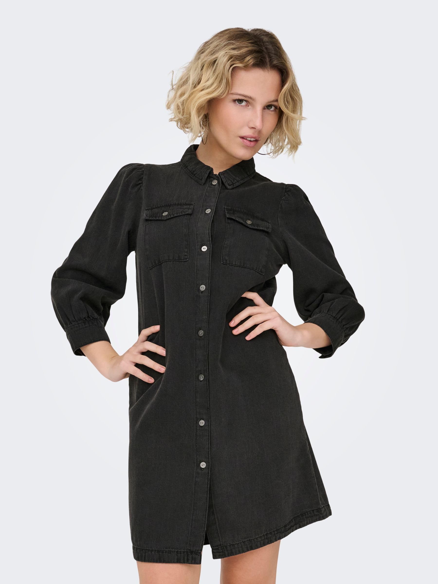ONLY Onlfelica DNM Dress Noos Robe Femme