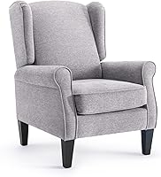 Vista 8 de Silla decorativa moderna, sillón de tela de chenilla con esponja de alta resistencia y patas resistentes, cómoda silla individual para dormitorio