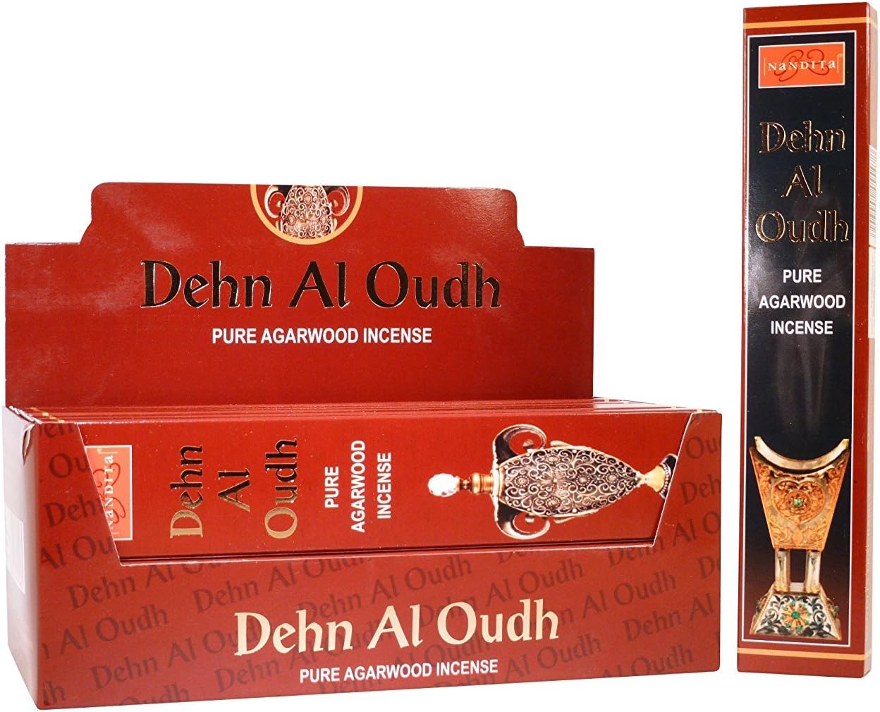NANDITA DEHN AL OUDH Pure Agarwood Incense Sticks - 15g Boxes (3)