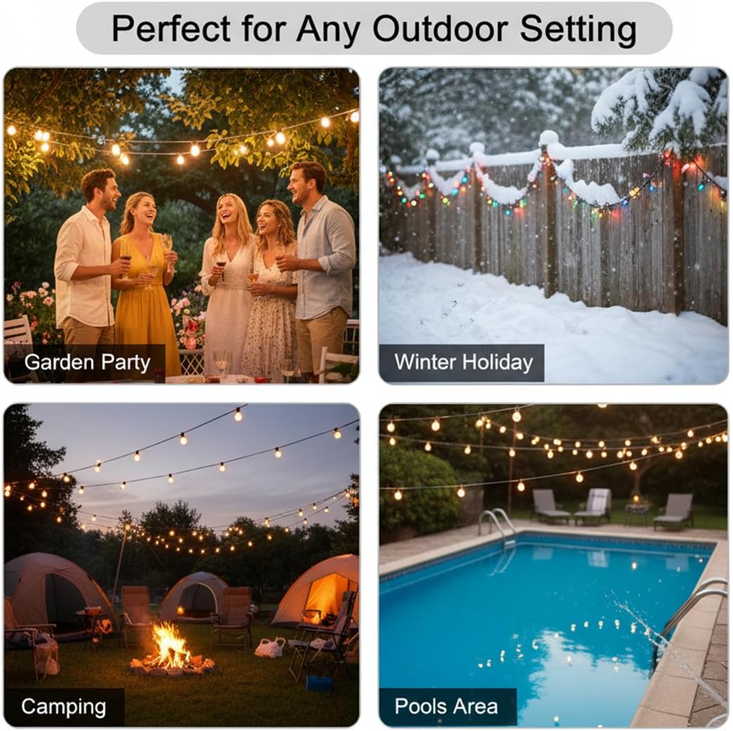 2Pack Outdoor Extension Cord Cover, IP44 Waterproof Extension Cord Protector for Outdoor Connections, Weatherproof Safety Box for Holiday Lights, Garden Tools & Outdoor Appliances, Black - Image 7