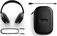 Vista 5 de Bose QuietComfort 35 - Auriculares inalámbricos (reacondicionado certificado) auriculares solamente Negro
