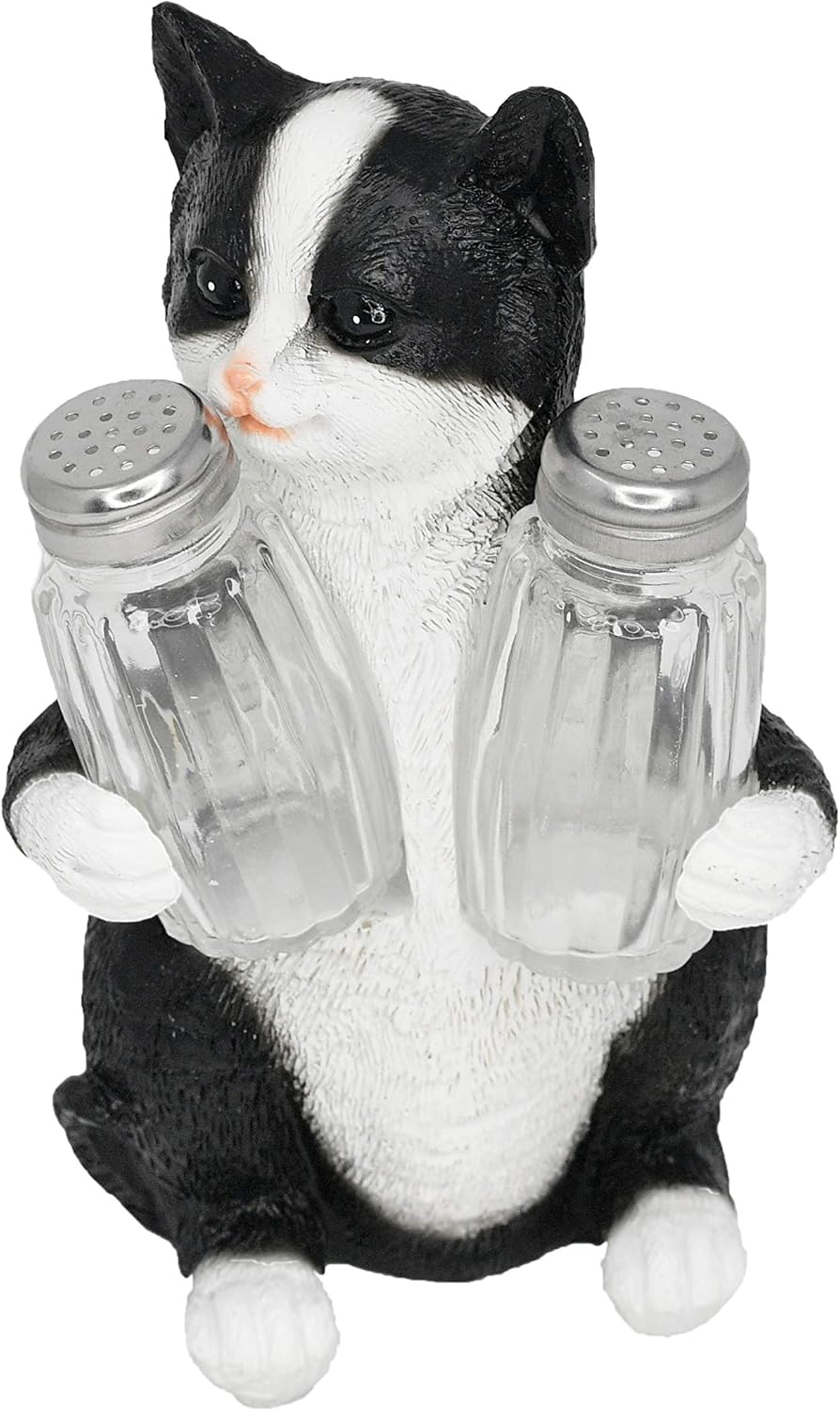 🛒 Crаzу Dеаlѕ Home-X Decorative Black and White Kitty Cat Salt and Pepper Holder Set Figurine | Decorative Pet Statues and Sculptures As Kitten Kitchen Table Decoration Gifts for Cat Owners - by Home-X