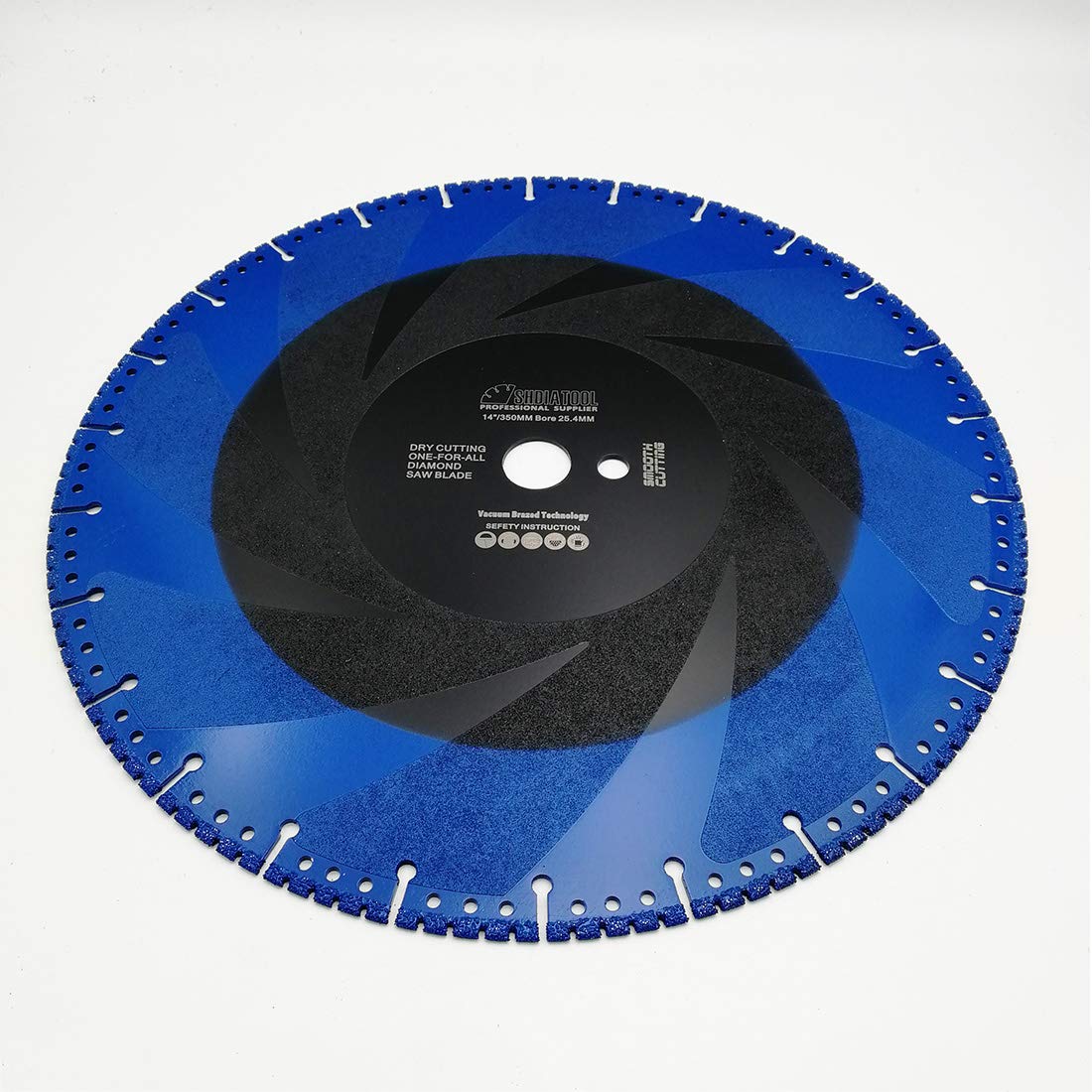 SHDIATOOL Disco de Corte de Diamante 350mm Metal Hoja de Sierra para Todo Uso