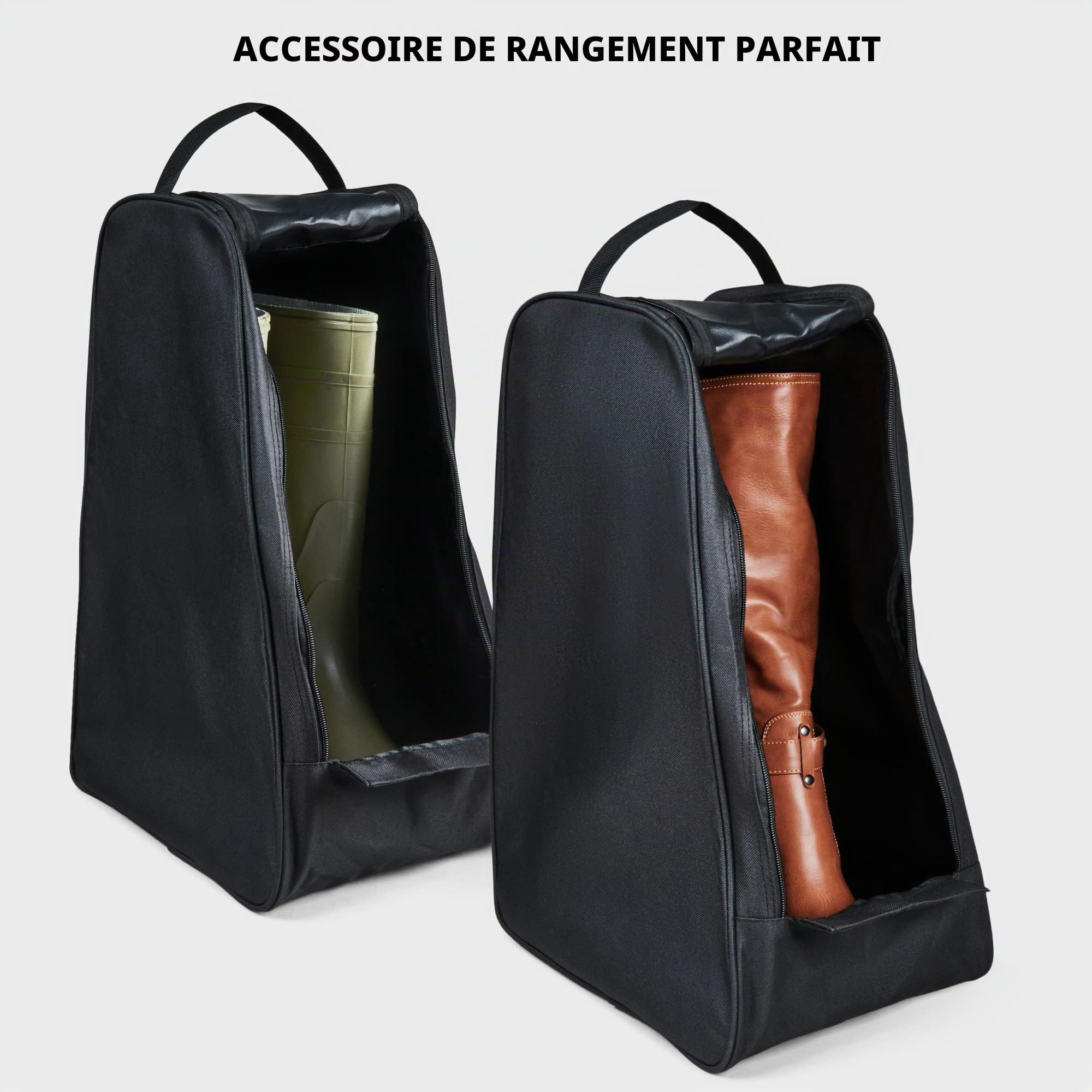 Case4Life Bottes en Caoutchouc Sac résistant à l'eau Espace de Rangement Voyage Mallette de Transport - Garantie à Vie